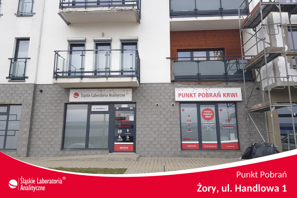 Punkt Pobrań krwi ŚLA Żory Handlowa 1
